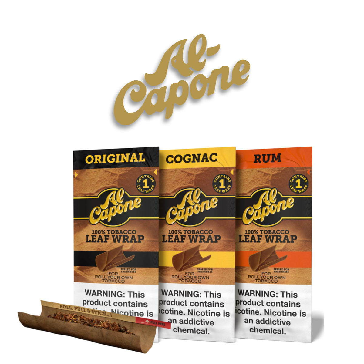 Al Capone Leaf Wraps 18ct Display
