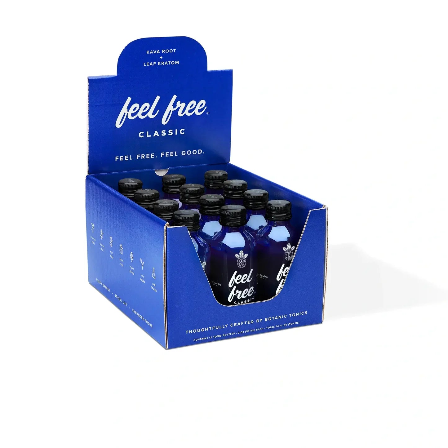 Feel Free Classic Kava Root + Leaf Kratom