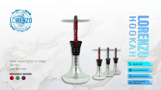Hookah Full Set - Lor 4 Way