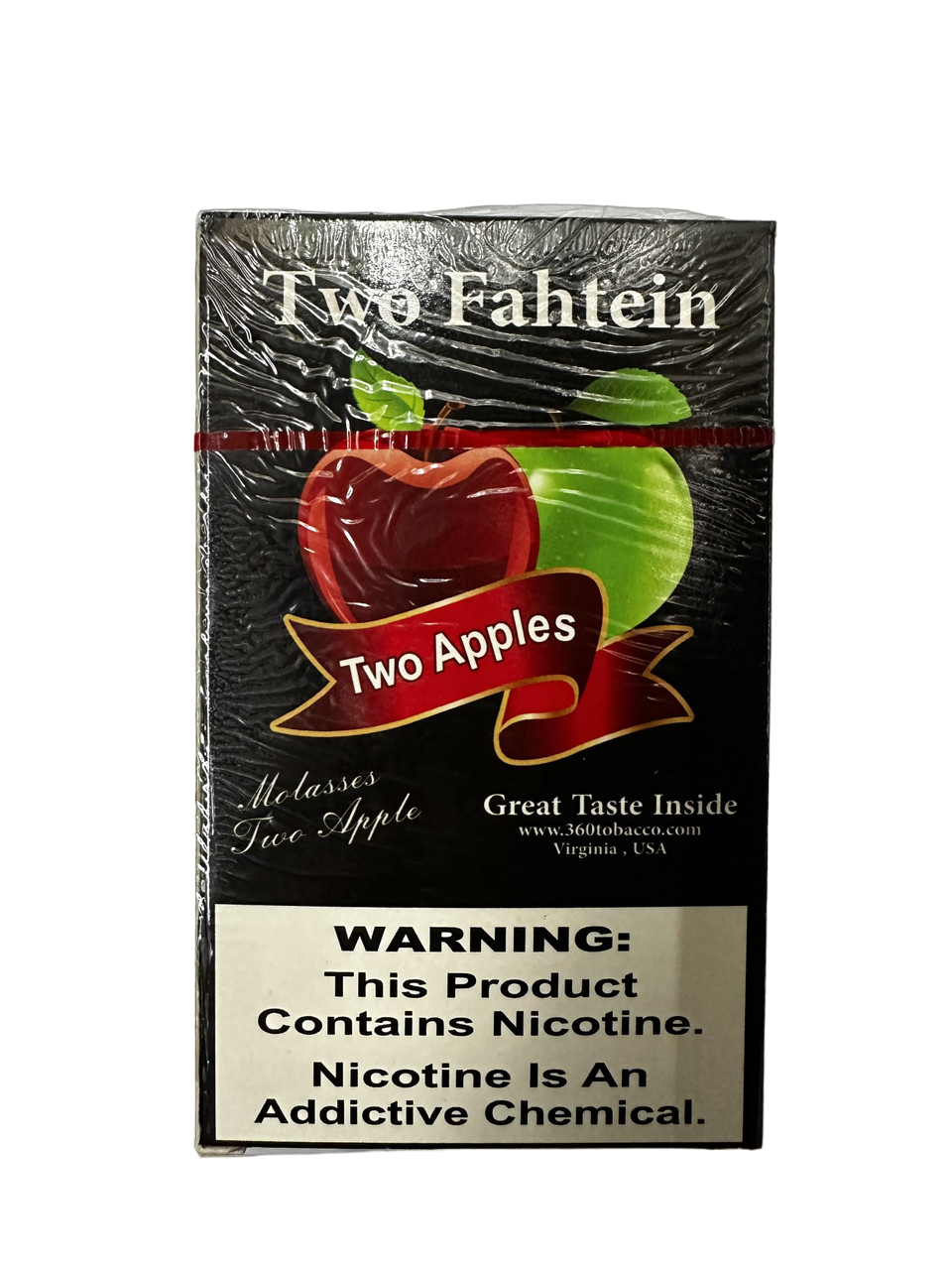 Two Fahtein molasses Tobacco 250G Black