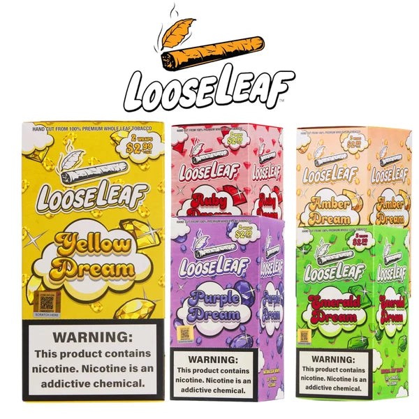 Loose Leaf Wraps (Pre-Priced $2.99) 2pk 20ct Display