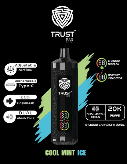 Trust bar 20000 Puffs 22 ML