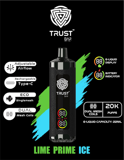 Trust bar 20000 Puffs 22 ML