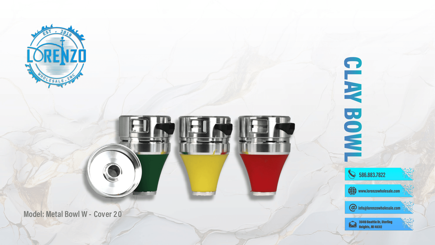 Metal Bowl W/ Cover 20