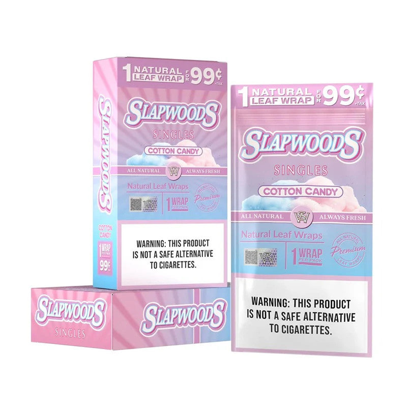 Slapwoods Cigar Wraps 1pk 20ct Display