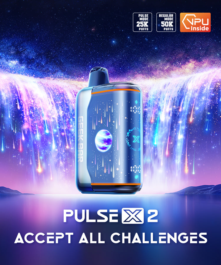 Geek Bar Pulse x 2 50000 Puffs 5% Nic 18ML Disposable 5CT / Display